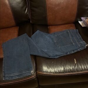 Blue Denim Jeans chaps, size 14 women’s